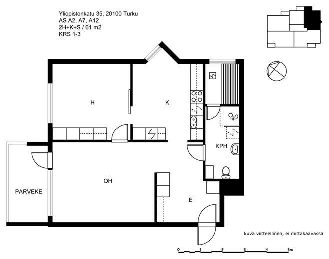 City Apartments Turku - 1 Bedroom Apartment With Private Sauna ภายนอก รูปภาพ